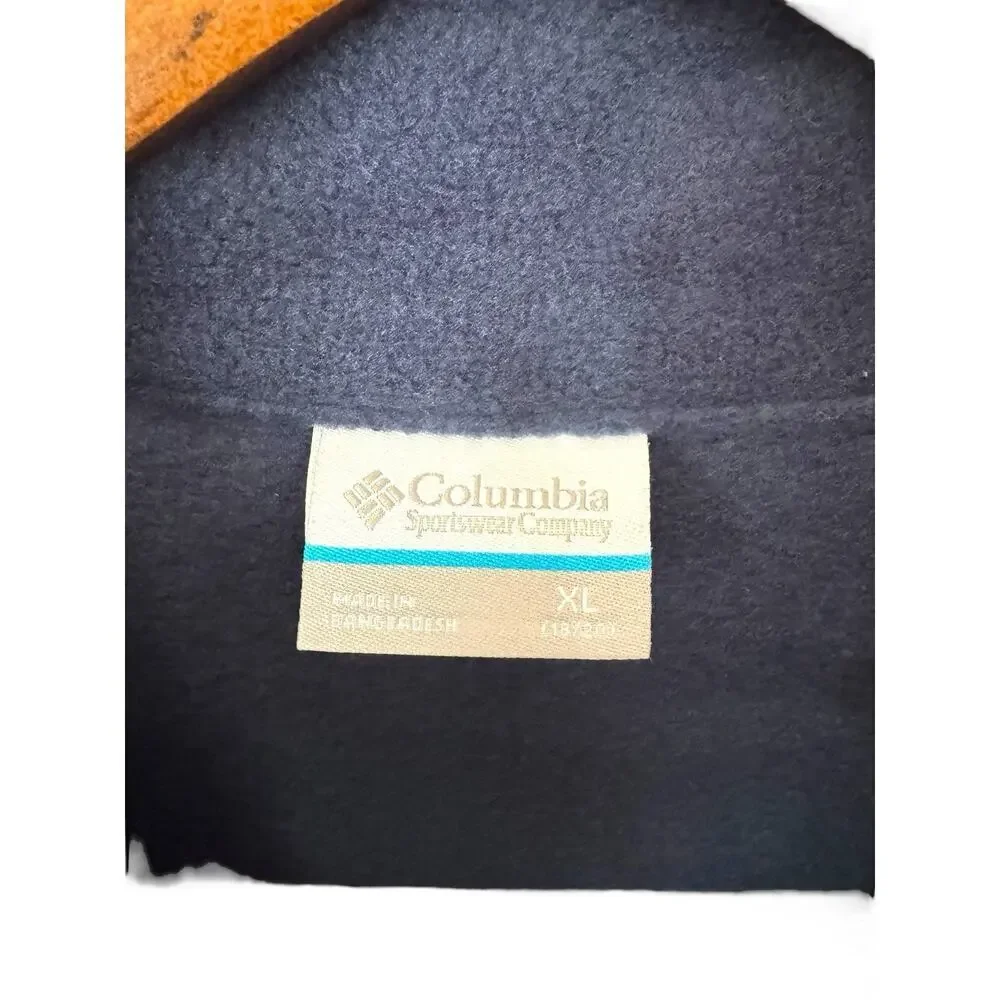 Columbia Steens Mountain Full Zip 2.0 Fleece Jacket XL Blue‎ Navy